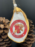 West Shore Middle School Oyster Shell Ornament - CUSTOMIZABLE