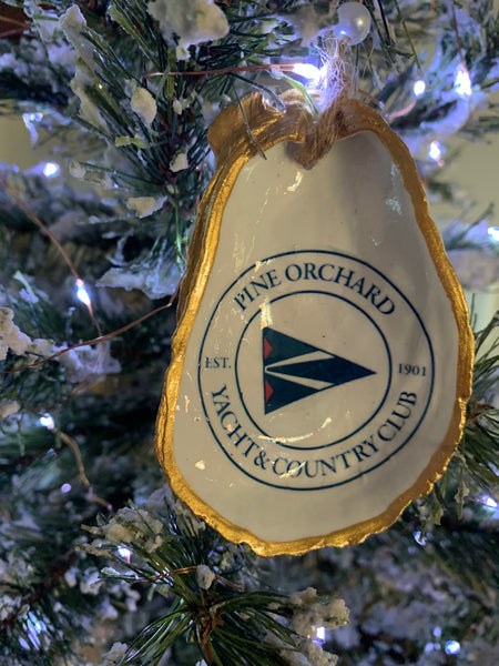 Pine Orchard Yacht & Country Club logo ornament