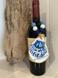 Wine/Liquor Oyster Shell bottle charm